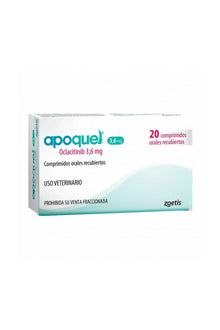  Zoetis apoquel 3,6 mg x 20 comp - gato y perro OFERTA $ 39.900