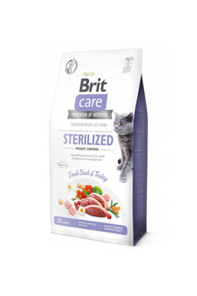  Brit care cat sterilized weight control 2 kg - alimiento seco - gato