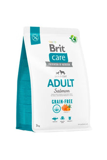  Brit care dog grain free adult salmon 3 kg - alimento seco - perro