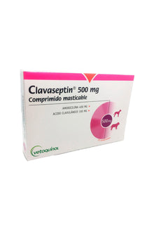  Ventoquinol clavaseptin 500 mg x 10 comp - medicamento - gato y perro