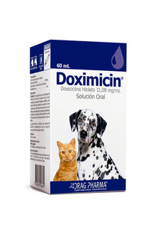  Drag pharma doximicin jarabe 60 ml - medicamento - gato y perro