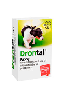  Bayer drontal puppy 20 ml - antiparasitario - perro