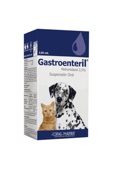  Drag pharma gastroenteril suspensión oral 120 ml - medicamento - gato y perro