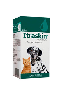  Drag pharma itraskin suspensión 120 ml - medicamento - gato y perro