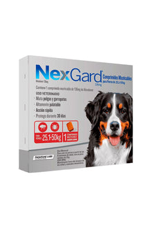  Boehringer nexgard 25,1 - 50 kg x 1 tableta 136 mg - antiparasitario - perro