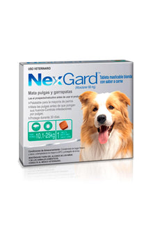  Boehringer nexgard 10,1 - 25 x 1 tableta 68 mg - antiparasitario - perro