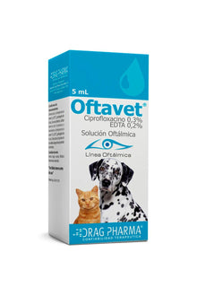  Drag pharma oftavet 5 ml - medicamento - gato y perro