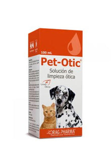  Drag pharma pet otic 100 ml - higiene - gato y perro