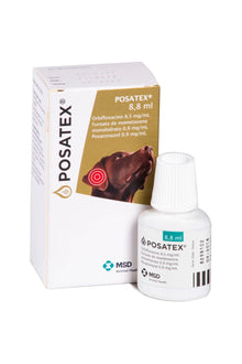  Intervet posatex suspensión ótica 8,8 ml - medicamento - gato y perro