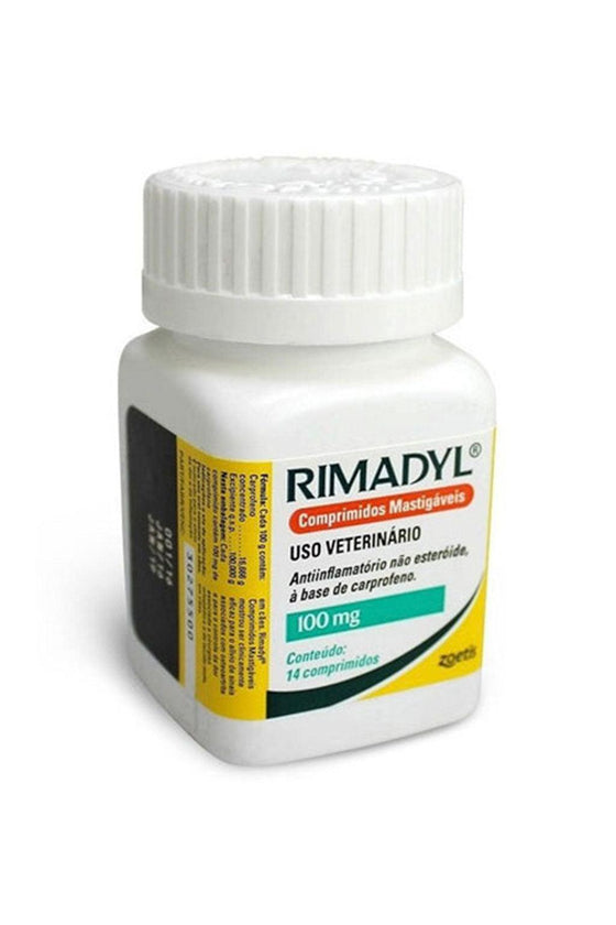 Zoetis rimadyl 100 mg 14 comp - medicamento - perro