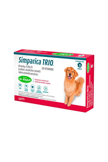  Zoetis simparica trio 20,1 - 40 kg x 1 comp - antiparasitario - perro