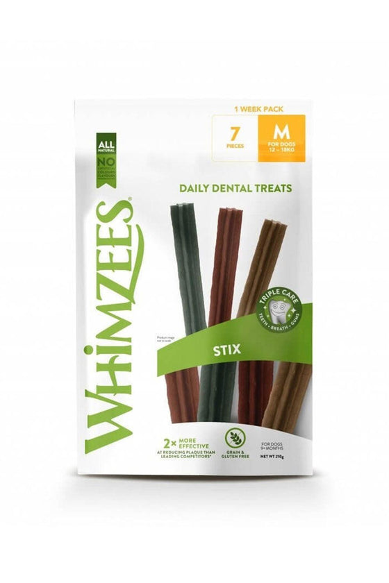 Whimzees - Stick Dental Adult M  - 14 Unidades - Perro