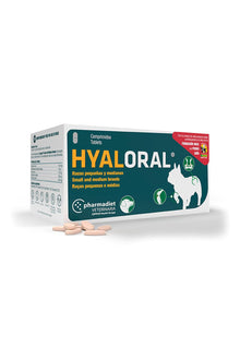  Pharmadiet - Hyaloral Raza Pequeñas y Medianas - Caja 90 Comprimidos - Perro