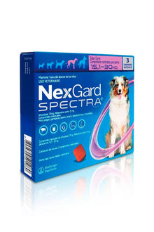  Nexgard Spectra 15,1 kg - 30kg - Antiparasitario - Perro - 1 Comprimido