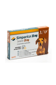  Zoetis simparica 20 mg 5 - 10 kg x 1 comp - antiparasitario - perro