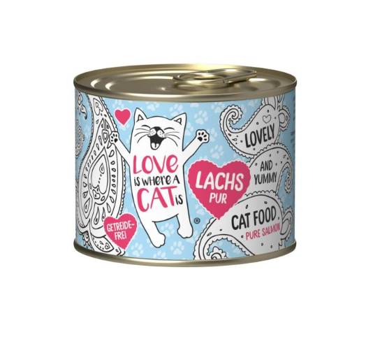 Love Is Where a Cat is - Salmón Pure Lata 190gr